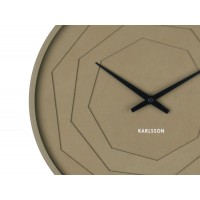 Nástenné hodiny Karlsson KA5850, machovo zelená 30cm 